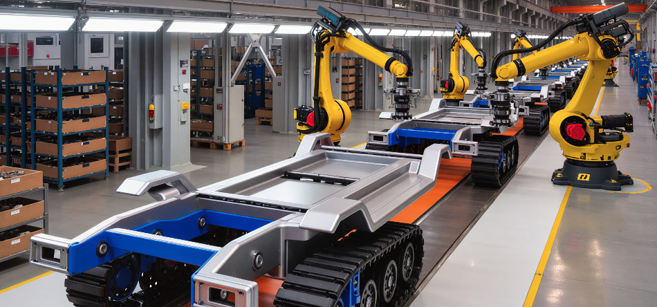 Elektryczny do podwozia robota